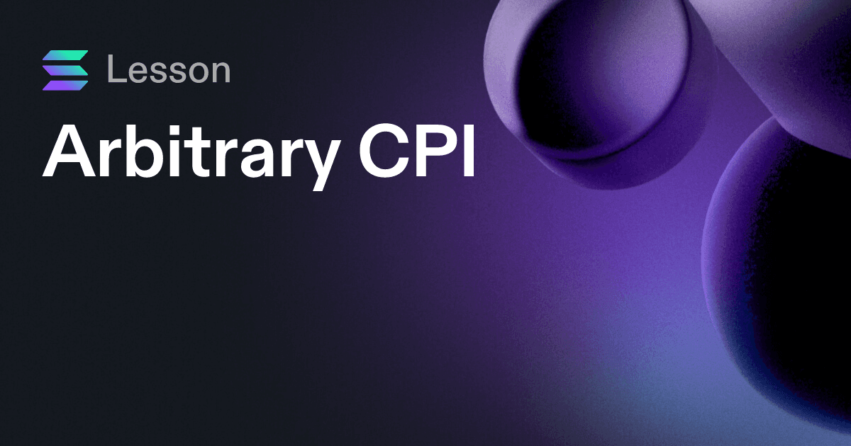 Arbitrary CPI